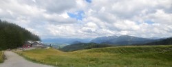 Archiv Foto Webcam Alpspitzbahn Nesselwang: Sportheim Böck 15:00