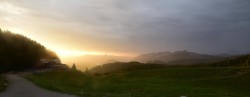 Archived image Webcam Alpspitzbahn Nesselwang: Sports Club Böck 05:00