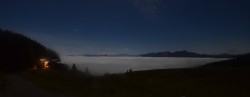 Archiv Foto Webcam Alpspitzbahn Nesselwang: Sportheim Böck 01:00