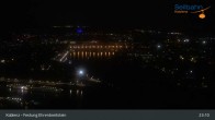 Archiv Foto Webcam Koblenz: Blick von der Festung auf Seilbahn und Deutsches Eck 02:00