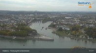 Archived image Webcam Koblenz - View from fortress and cable car 10:00
