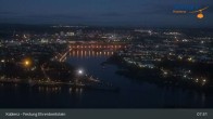 Archived image Webcam Koblenz - View from fortress and cable car 06:00