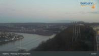 Archived image Webcam Koblenz - View from fortress and cable car 07:00