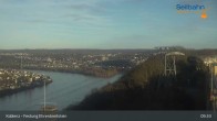 Archived image Webcam Koblenz - View from fortress and cable car 08:00