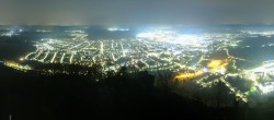 Archiv Foto Webcam Blick auf Singen von der Festung Hohentwiel 23:00