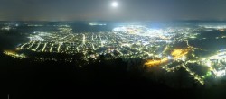 Archiv Foto Webcam Blick auf Singen von der Festung Hohentwiel 01:00