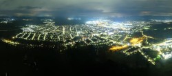 Archiv Foto Webcam Blick auf Singen von der Festung Hohentwiel 01:00