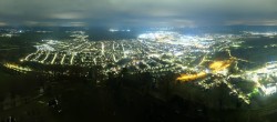 Archiv Foto Webcam Blick auf Singen von der Festung Hohentwiel 02:00