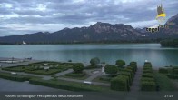 Archiv Foto Webcam Ludwigs Festspielhaus in Füssen 02:00