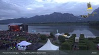 Archiv Foto Webcam Ludwigs Festspielhaus in Füssen 02:00
