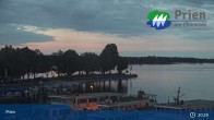 Archived image Webcam Lake Chiemsee - Prien Pier 21:00