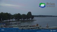 Archived image Webcam Lake Chiemsee - Prien Pier 19:00