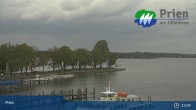 Archived image Webcam Lake Chiemsee - Prien Pier 12:00