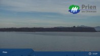 Archived image Webcam Lake Chiemsee - Prien Pier 12:00