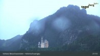 Archiv Foto Webcam Schloss Hohenschwangau 20:00