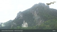 Archiv Foto Webcam Schloss Hohenschwangau 08:00