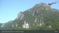 Archiv Foto Webcam Schloss Hohenschwangau 14:00