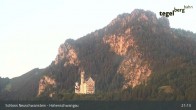 Archiv Foto Webcam Schloss Hohenschwangau 20:00