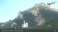 Archiv Foto Webcam Schloss Hohenschwangau 19:00