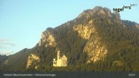 Archiv Foto Webcam Schloss Hohenschwangau 00:00