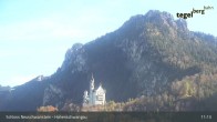 Archiv Foto Webcam Schloss Hohenschwangau 10:00