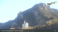 Archiv Foto Webcam Schloss Hohenschwangau 10:00