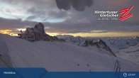 Archiv Foto Webcam Hintertuxer Gletscher: Gefrorene Wand 07:00