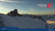 Archiv Foto Webcam Hintertuxer Gletscher: Gefrorene Wand 06:00