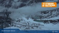 Archiv Foto Webcam Daunjoch Sessellift am Stubaier Gletscher 19:00