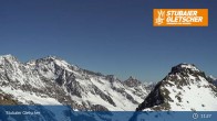 Archiv Foto Webcam Daunjoch Sessellift am Stubaier Gletscher 10:00