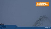 Archived image Webcam Stubai glacier: Daunjoch chair lift 22:00