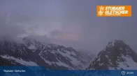 Archiv Foto Webcam Daunjoch Sessellift am Stubaier Gletscher 00:00