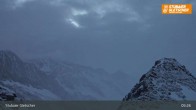Archiv Foto Webcam Daunjoch Sessellift am Stubaier Gletscher 04:00