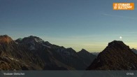 Archiv Foto Webcam Daunjoch Sessellift am Stubaier Gletscher 07:00