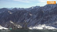 Archived image Webcam Stubai glacier: Daunjoch chair lift 08:00