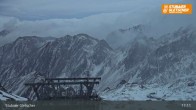 Archiv Foto Webcam Daunjoch Sessellift am Stubaier Gletscher 02:00