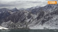 Archiv Foto Webcam Daunjoch Sessellift am Stubaier Gletscher 10:00
