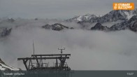 Archiv Foto Webcam Daunjoch Sessellift am Stubaier Gletscher 12:00