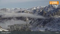 Archiv Foto Webcam Daunjoch Sessellift am Stubaier Gletscher 14:00