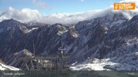 Archiv Foto Webcam Daunjoch Sessellift am Stubaier Gletscher 10:00
