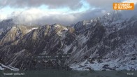 Archiv Foto Webcam Daunjoch Sessellift am Stubaier Gletscher 14:00