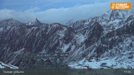 Archiv Foto Webcam Daunjoch Sessellift am Stubaier Gletscher 18:00