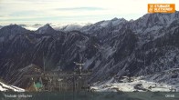 Archiv Foto Webcam Daunjoch Sessellift am Stubaier Gletscher 08:00
