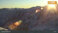 Archiv Foto Webcam Daunjoch Sessellift am Stubaier Gletscher 06:00