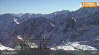 Archiv Foto Webcam Daunjoch Sessellift am Stubaier Gletscher 08:00