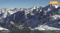 Archiv Foto Webcam Daunjoch Sessellift am Stubaier Gletscher 12:00