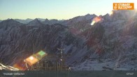 Archiv Foto Webcam Daunjoch Sessellift am Stubaier Gletscher 07:00