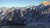 Archiv Foto Webcam Daunjoch Sessellift am Stubaier Gletscher 14:00