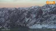 Archiv Foto Webcam Daunjoch Sessellift am Stubaier Gletscher 02:00