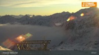 Archiv Foto Webcam Daunjoch Sessellift am Stubaier Gletscher 07:00